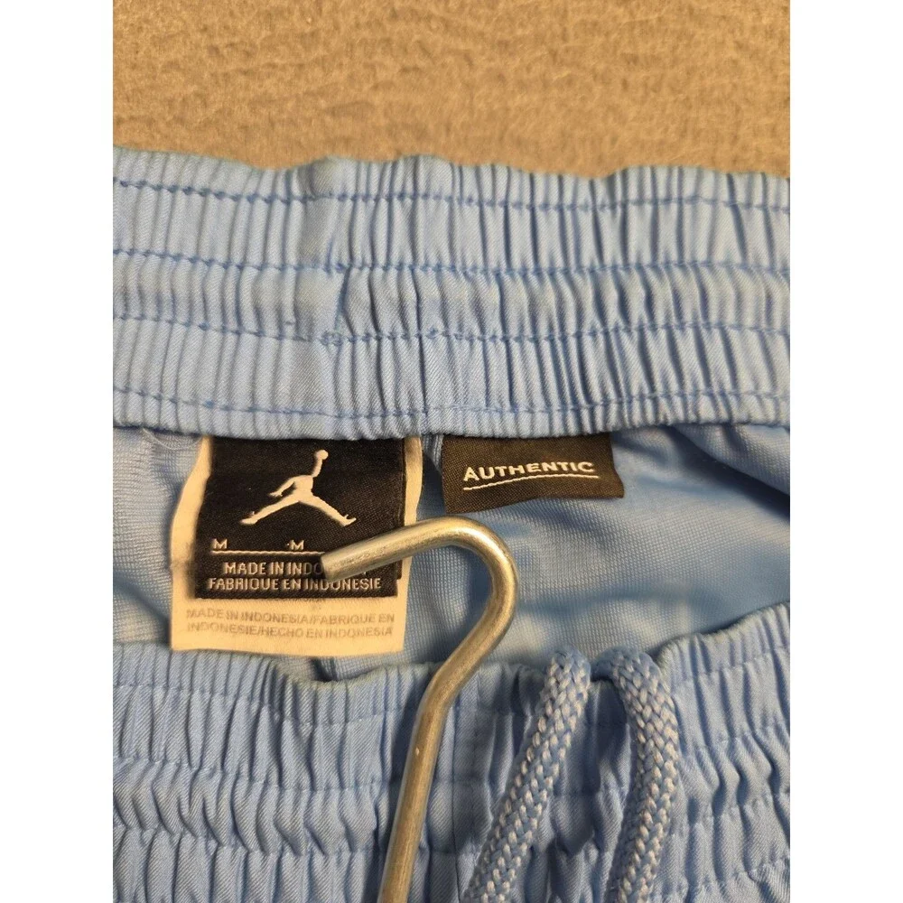 Vintage Nike Jordan UNC Tar Heels Basketball Shorts Medium Blue Argyle Stitched